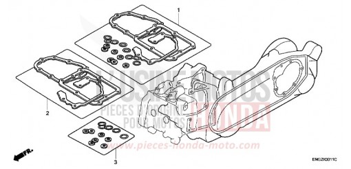 GASKET KIT B FJS600A5 de 2005